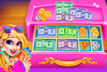 Captura 8 Rich Girls Shopping 🛍  - Cash Register Games android