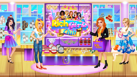Captura de Pantalla 11 Rich Girls Shopping 🛍  - Cash Register Games android