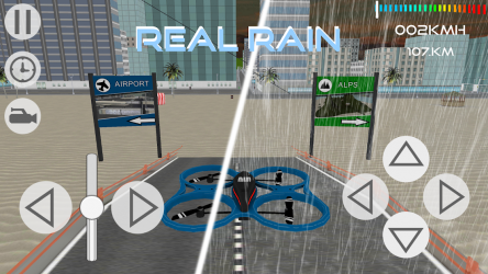 Captura de Pantalla 5 City Drone Flight Simulator android