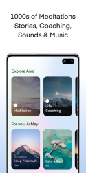 Screenshot 4 Aura: Meditations, Sleep & Mindfulness android