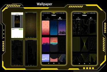 Capture 7 Futuristic Launcher - App lock, Hide App android