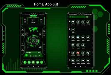 Image 4 Futuristic Launcher - App lock, Hide App android