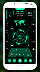 Screenshot 11 Futuristic Launcher - App lock, Hide App android