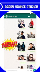 Captura 4 Daddy Yankee Stickers for Whatsapp & Signal android