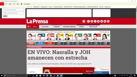 Captura de Pantalla 3 Diarios de Honduras windows