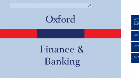 Screenshot 1 Oxford Dictionary of Finance and Banking windows