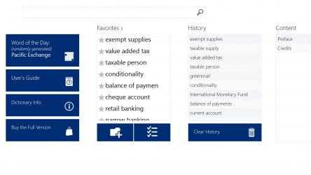 Screenshot 4 Oxford Dictionary of Finance and Banking windows