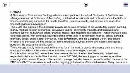 Captura de Pantalla 6 Oxford Dictionary of Finance and Banking windows
