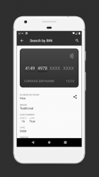 Imágen 3 Credit Card Info - BIN Checker & Number Validator android