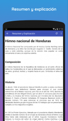 Captura de Pantalla 4 Cuestionario del Himno Nacional de Honduras android
