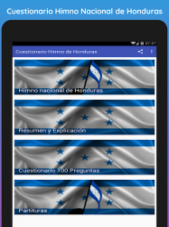 Captura de Pantalla 7 Cuestionario del Himno Nacional de Honduras android