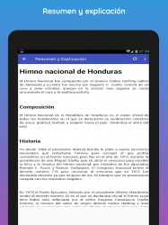 Captura 14 Cuestionario del Himno Nacional de Honduras android