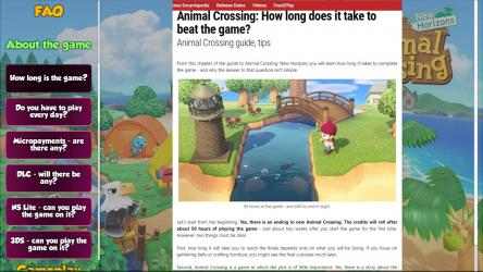 Imágen 2 Animal Crossing New Horizons Guide of Game windows