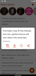 Captura 2 Enemy Quotes and Sayings android