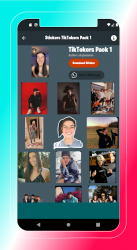 Capture 4 Stickers de Famosos TikTokers para Whatsapp. android