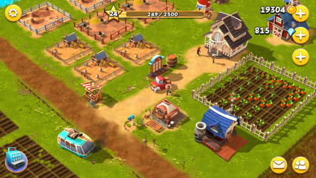 Captura de Pantalla 10 Happy Town Farm Games - Farming & City Building android