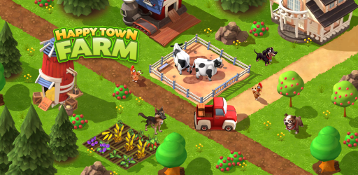 Imágen 2 Happy Town Farm Games - Farming & City Building android