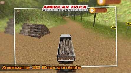 Screenshot 1 American Truck Wood Transporter - Cargo Truck windows