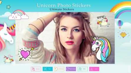 Screenshot 1 Unicorn Photo Stickers Cute Photo Editor For Girls windows