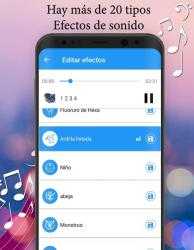 Captura de Pantalla 4 Cambiador de voz - Efectos de audio android