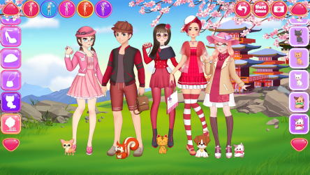 Captura de Pantalla 8 Anime Friends - Cute Team Make up & Dress up android