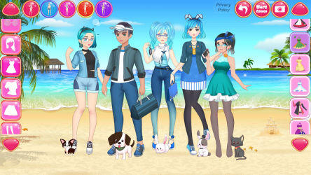 Screenshot 3 Anime Friends - Cute Team Make up & Dress up android