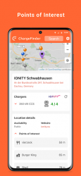 Screenshot 7 ChargeFinder: Charge map for electric vehicles android