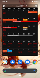 Captura de Pantalla 4 Calendario Widgets android