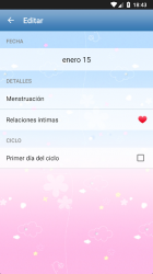 Screenshot 5 Menstrual calendario android