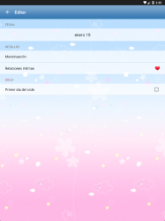 Screenshot 10 Menstrual calendario android