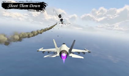 Captura de Pantalla 14 Modern Jet  Fighter 2021: Plane Air Strike Games android
