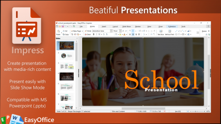 Screenshot 4 Easy Office: Word, Slide and Spreadsheet & PDF Compatible windows