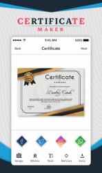 Screenshot 6 Certificate Maker - Certificate Design android