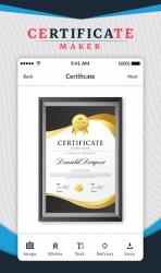 Screenshot 2 Certificate Maker - Certificate Design android