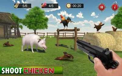 Captura de Pantalla 14 Frenzy Chicken Shooter 3D android