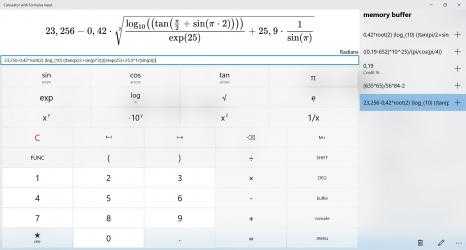 Screenshot 7 Calculadora con entrada de fórmulas windows
