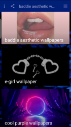 Captura de Pantalla 4 fondos de pantalla estéticos baddie android