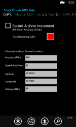 Screenshot 1 Track Finder GPS Free windows