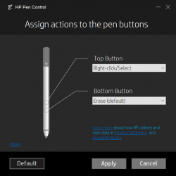 Screenshot 1 HP Pen Control windows