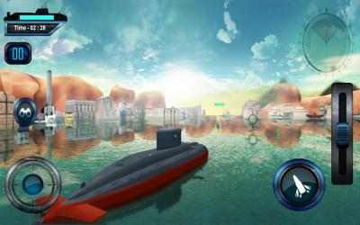 Captura de Pantalla 7 Simulador de submarino indio 2019 android