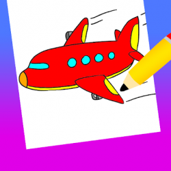 Descargar cómo dibujar aviones fáciles para Android