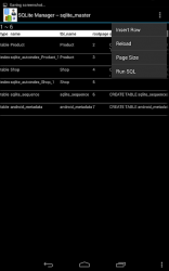 Captura de Pantalla 10 SQLite Manager android