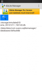 Captura 4 SQLite Manager android