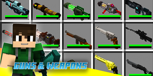 Captura 2 Weapon Mods for Minecraft PE - MCPE Gun Addons android