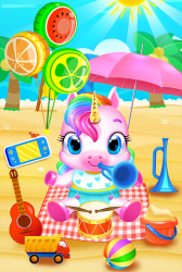Captura de Pantalla 4 My Baby Unicorn - Magical Unicorn Pet Care Games android