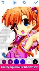 Screenshot 7 Anime Manga Pixel Art Color by Number - Sandbox Coloring windows