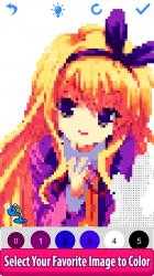 Capture 2 Anime Manga Pixel Art Color by Number - Sandbox Coloring windows