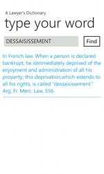 Screenshot 5 Law Dictionary windows