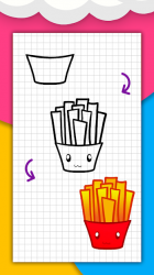 Screenshot 8 Cómo dibujar comida linda, bebidas paso a paso android