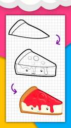 Screenshot 7 Cómo dibujar comida linda, bebidas paso a paso android